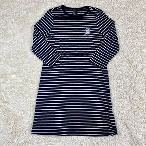 Forever21 Black/White Striped Girl Dress